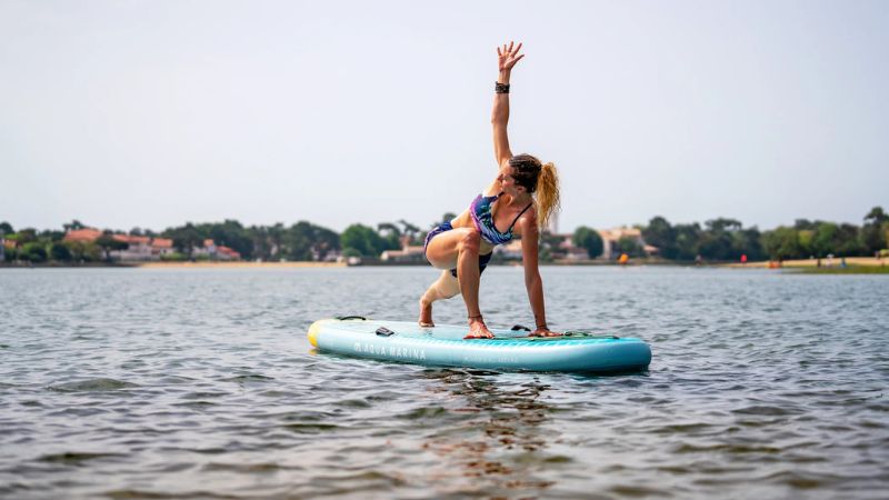 nafukovací paddleboard aqua marina dhyana joga na vode cviceni